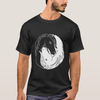 Paard Yin en Yang T-shirt