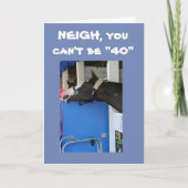 PAARD ZAL FLUISTEREN DAT JE DRAAIT **40** KAART (Voorkant)