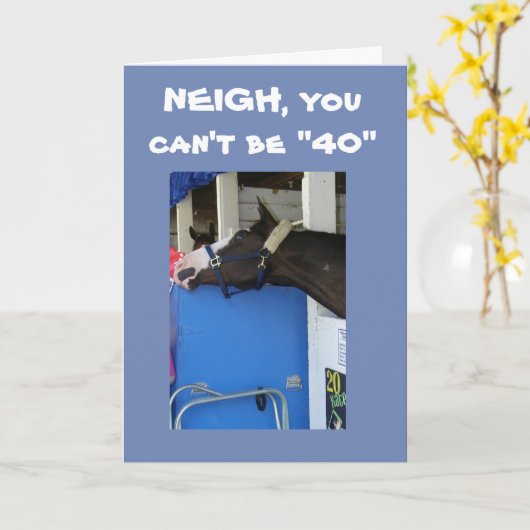 PAARD ZAL FLUISTEREN DAT JE DRAAIT **40** KAART (Gele Bloem)