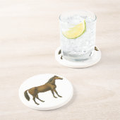  paard zandsteen onderzetter (Zijkant)