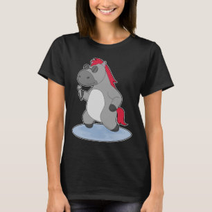 Paard Zanger Microfoon Zingen T-shirt