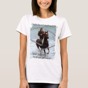 Paard zegt dat ik genoeg ben t-shirt