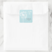 Paardebloem Adres Stickers (Tas)