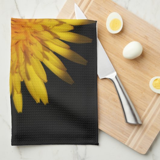 Paardebloem Bloem ktcnm Theedoek (Quarter Fold)