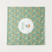 Paardebloem Bloemen Sinaasappel Bloemen Aangepaste Wandkleed (Voorkant (horizontaal))