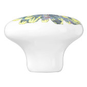 paardebloem bloesem keramische knop (Zijkant)