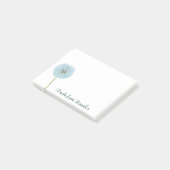 Paardebloem Foto Gepersonaliseerd Bericht Post-it® Notes (Schuin)