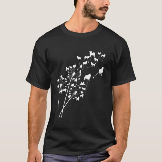 Paardebloem Schipperke Bloem Bloem Bloem Schipperk T-shirt (Voorkant)