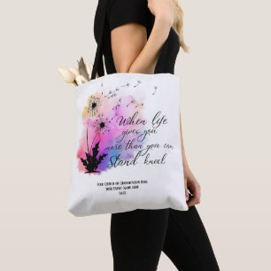 Paardebloem Schrift Zondag School Bijbel Custom Draagtas