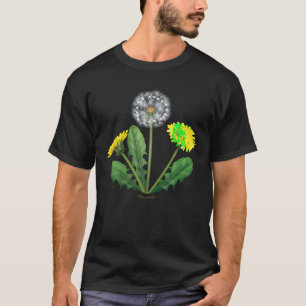 Paardebloem Tshirt Zomer Bloem Shirt Liefde Plante