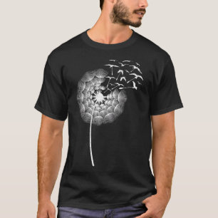 Paardebloemen Dove of Peace Vogelliefhebber Paarde T-shirt