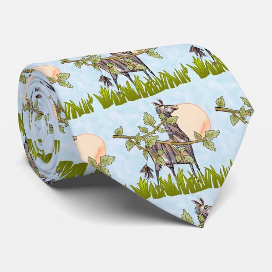 paardehuid stropdas (Opgerold)