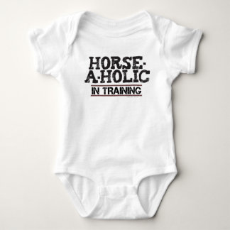 Paarden-A-holic in training Baby Creeper Romper