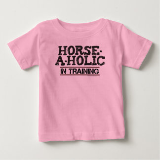 Paarden-A-holic in training Baby T-Shirt