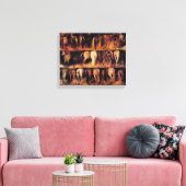Paarden achtervoeten canvas afdruk (Insitu (Woonkamer))