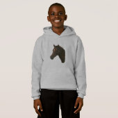 paarden-afbeelding van kastanjepaardenpaard (Voorkant volledig)