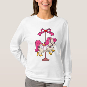Paarden als Carrousel paard.PNG T-shirt