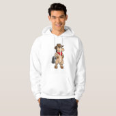 Paarden als Cowboy Hoodie (Voorkant volledig)