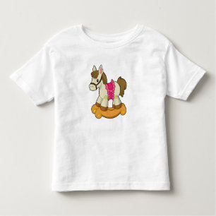 Paarden als Rocking horse.PNG Kinder Shirts