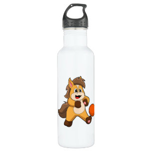 Paarden als Voetbalspeler met Voetbal Waterfles