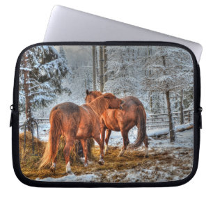 Paarden - Amerikaans Western thema Laptop Sleeve