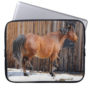 Paarden - Amerikaans Western thema Laptop Sleeve