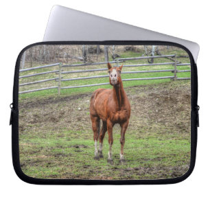 Paarden - Amerikaans Western thema Laptop Sleeve