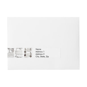 Paarden Antiek Adverteren krantenkunst Adreslabel Wikkel