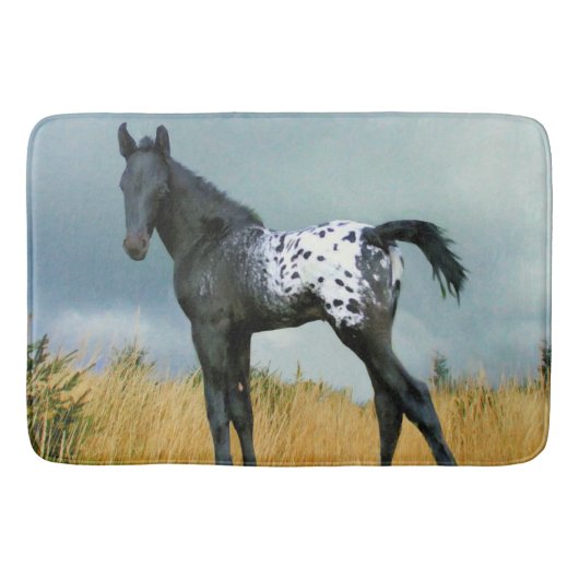 Paarden - Appaloosa Colt 24 x 36-inch grote badmat (Voorkant)