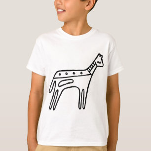 Paarden, Australische tekening (Aborigine) T-shirt