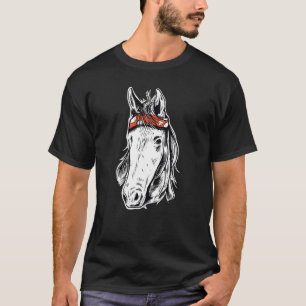 Paarden Bandana Paarden Gezicht T-shirt