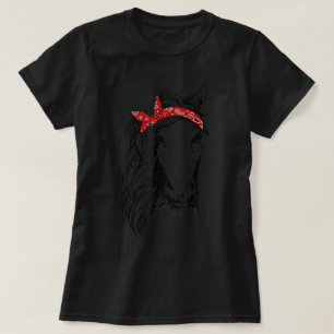 Paarden Bandana Paardrijden Paardenliefhebber T-shirt