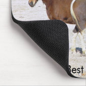 Paarden Beste vrienden Mousepad Muismat (Hoek)