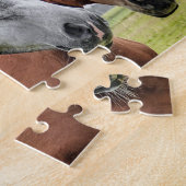 Paarden Boerderij Dierlijke Natuur Legpuzzel (Zijkant)