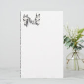 Paarden Briefpapier (Staand voorkant)