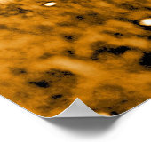 Paarden Bruin Geel Pop Art Vierkant Poster (Hoek)