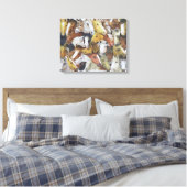 Paarden Canvas Afdruk (Insitu (Slaapkamer))