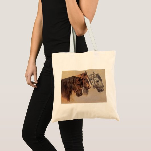 Paarden  Canvas tas (Voorkant (product))