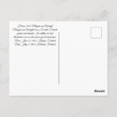 Paarden circa 1864 briefkaart (Achterkant)