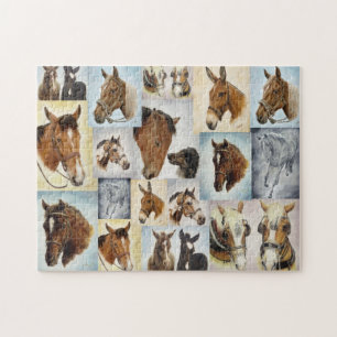 Paarden Collage Puzzle Legpuzzel