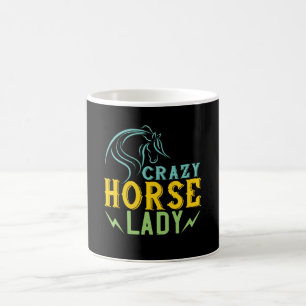 Paarden - Crazy Horse Lady Koffiemok