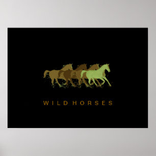 paarden decoratie wand