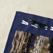 Paarden die aan de strand lopen strandlaken (In situ)