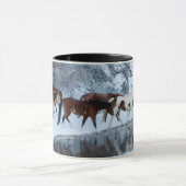 Paarden die de kreek oversteken mok (Midden)