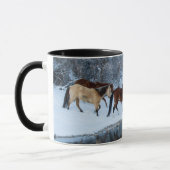 Paarden die de kreek oversteken mok (Links)