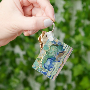 Paarden die grazen door Franz Marc, Kunst Sleutelhanger