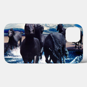 Paarden die in het water rennen iPhone 13 hoesje