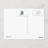 Paarden die lopen briefkaart (Achterkant)