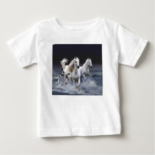 Paarden die lopen met kussens
