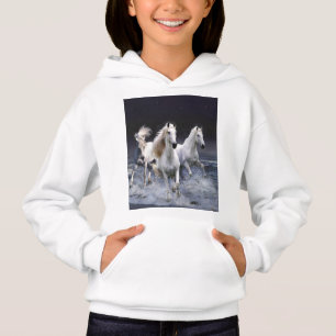 Paarden die lopen met kussens